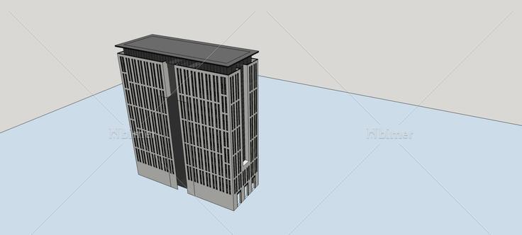 现代高层办公楼(76700)su模型下载