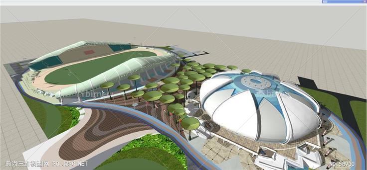 体育馆运动场最终模型2013.06.18】su模型