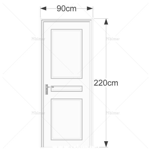 装饰工程-单开门-Single Door-009