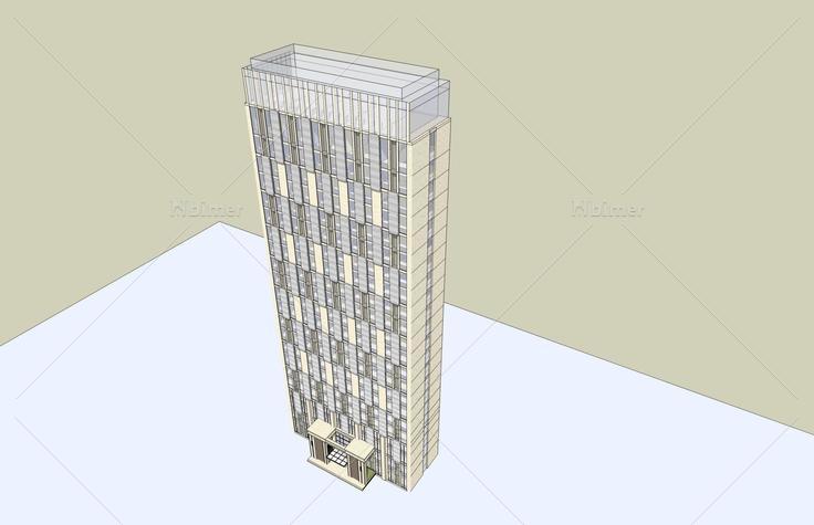 现代高层办公楼(44283)su模型下载