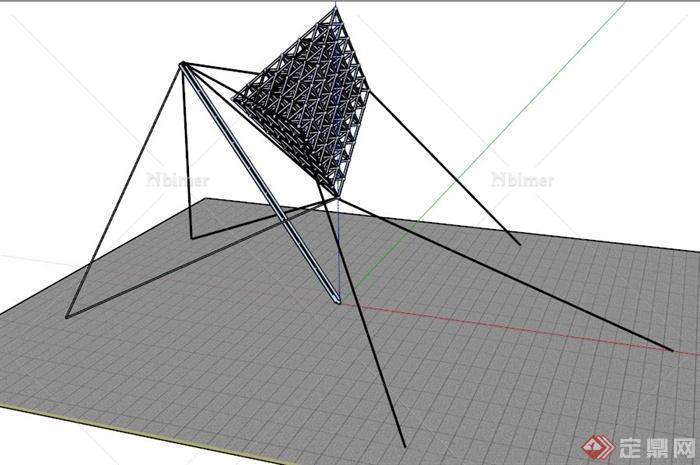 建筑构件——结构su模型