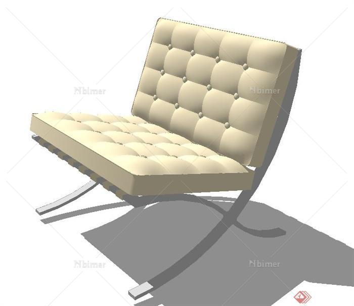 现代室内懒人沙发设计SU模型[原创]