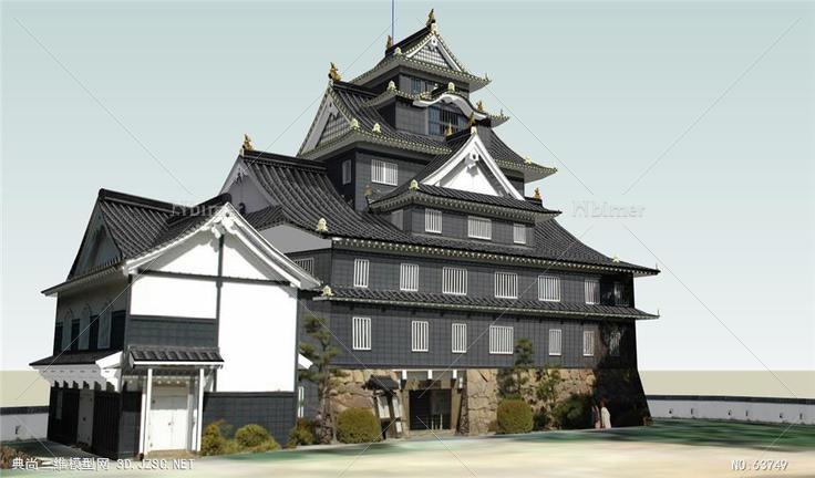 日本古建OkayamaCastle-1