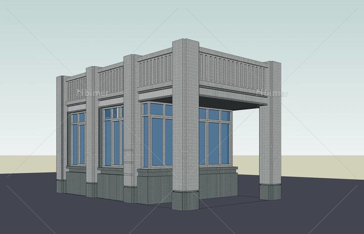 门卫房(43715)su模型下载