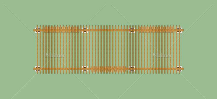 景观-廊(58761)su模型下载