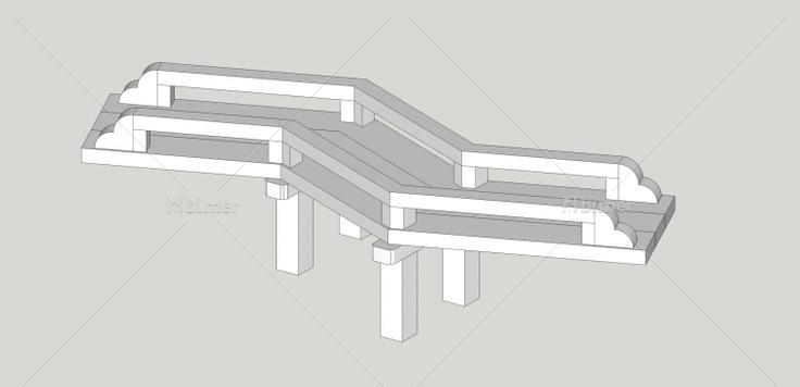 三曲桥（曲桥、园林、建筑）