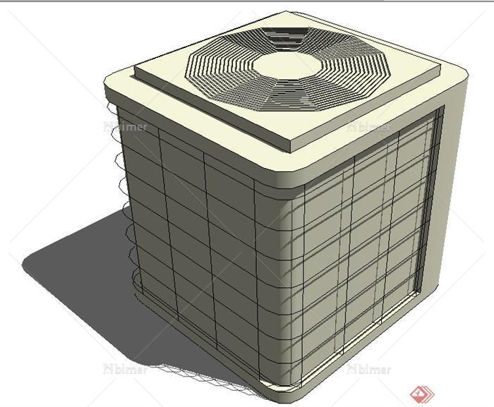 一个空气冷凝器su模型
