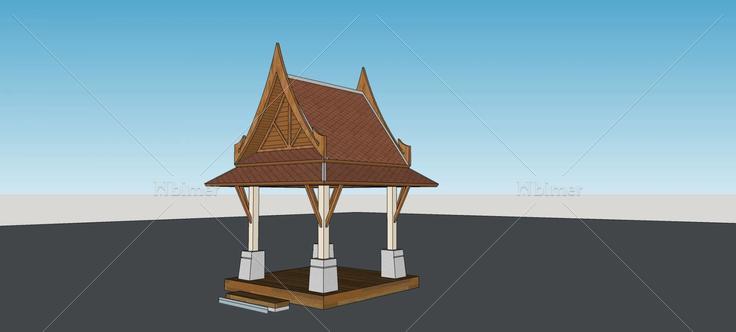 泰式小亭(73471)su模型下载