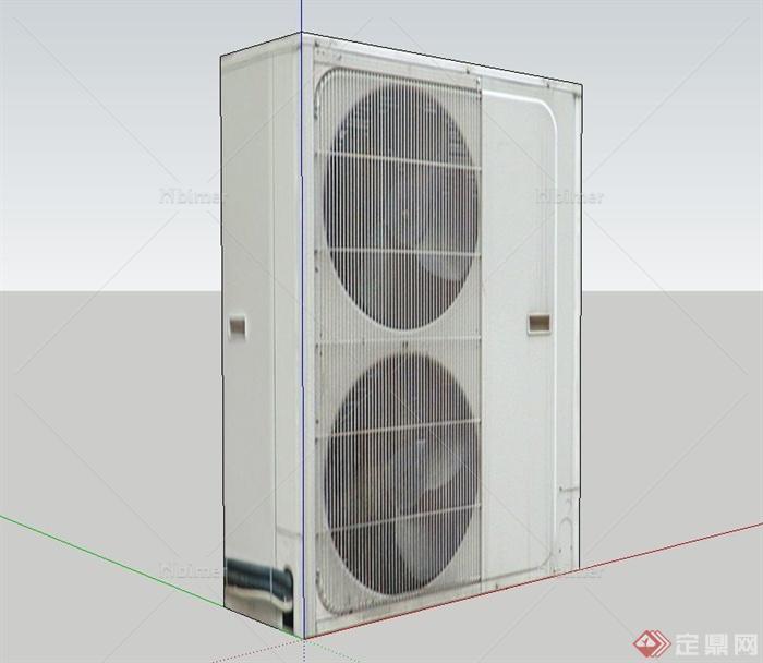 空调室外机设计su模型