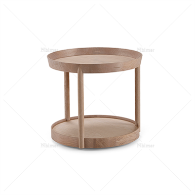 圆形双层咖啡桌