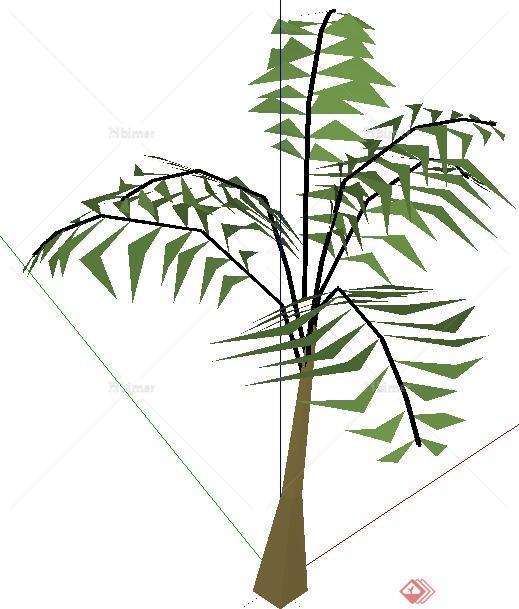多个绿化植物树SU模型[原创]