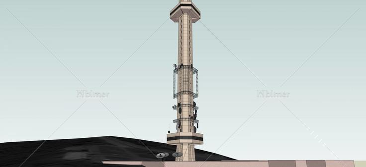 信号塔(60417)su模型下载