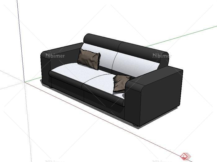 现代住宅空间室内沙发设计SU模型[原创]