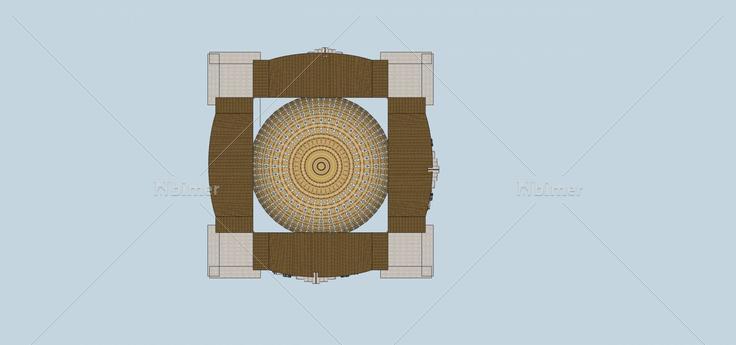 法式小景观建筑(69512)su模型下载