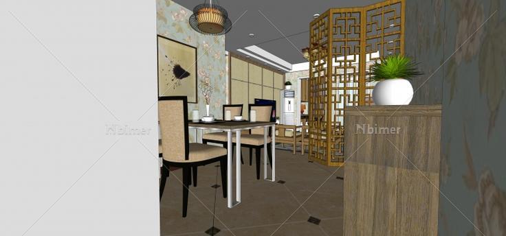 新中式室内设计方案带SketchUp模型下载分享