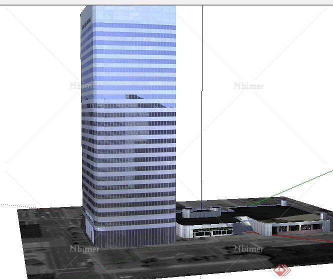 某地高层商业建筑设计SU模型