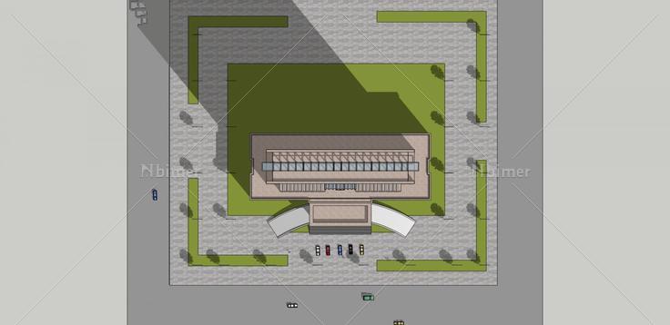 行政办公楼(31812)su模型下载