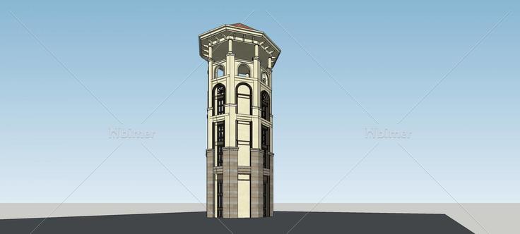 欧式景观塔(75727)su模型下载