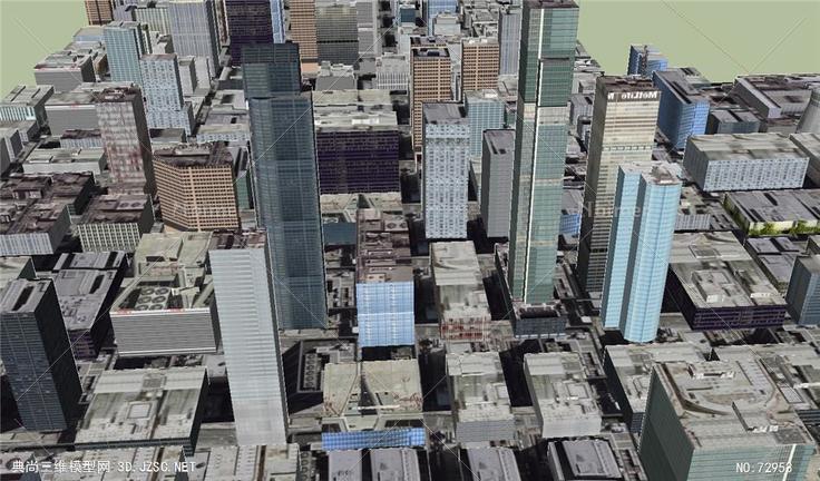 城市规划城市设计Sketchup模型city1(2)
