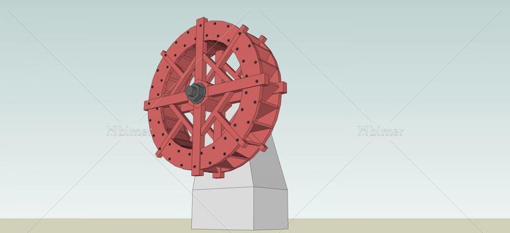 水车(62396)su模型下载