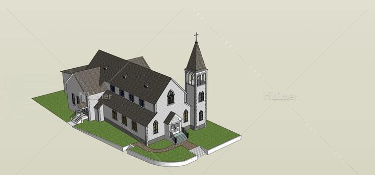 教堂(72387)su模型下载