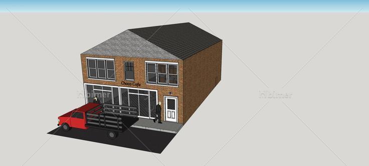 巧克力咖啡馆(77523)su模型下载