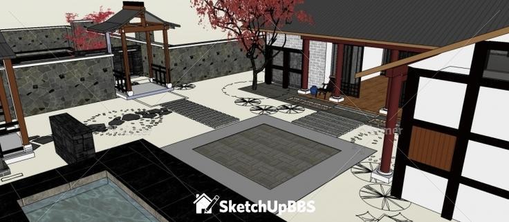 汉庭别院设计方案带SketchUp模型下分享