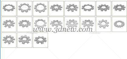 齿轮sketchup模型下载-机械零件