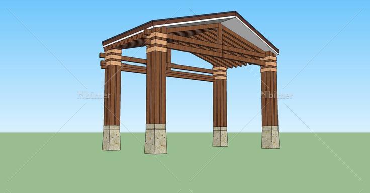 建筑构件-门头(73390)su模型下载