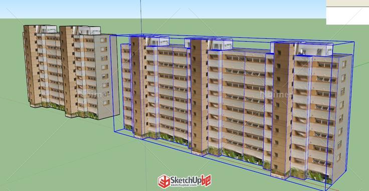 面非常少的建筑，适合做远景