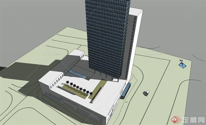 宁波某政府办公楼建筑设计方案资料
