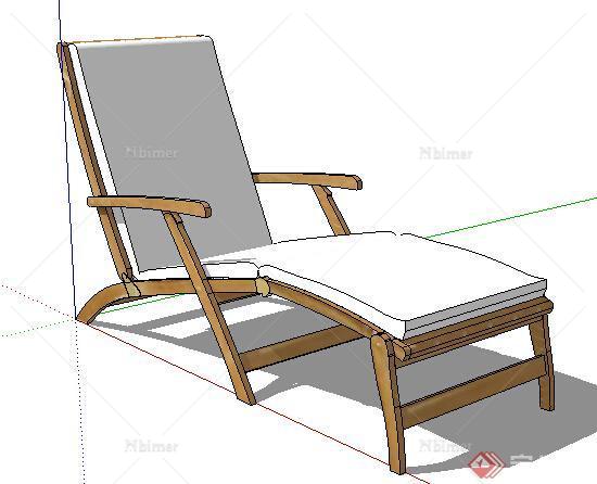 设计素材之现代躺椅设计su模型12