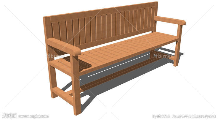 木制长椅图片