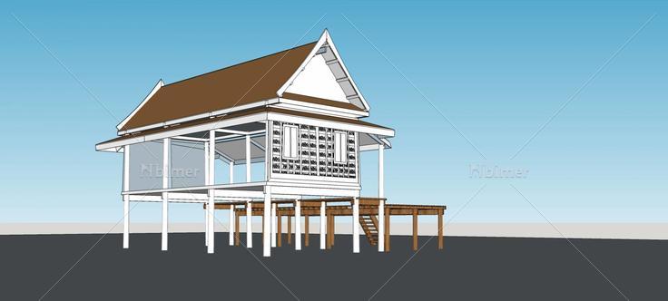 泰式小建筑(73466)su模型下载