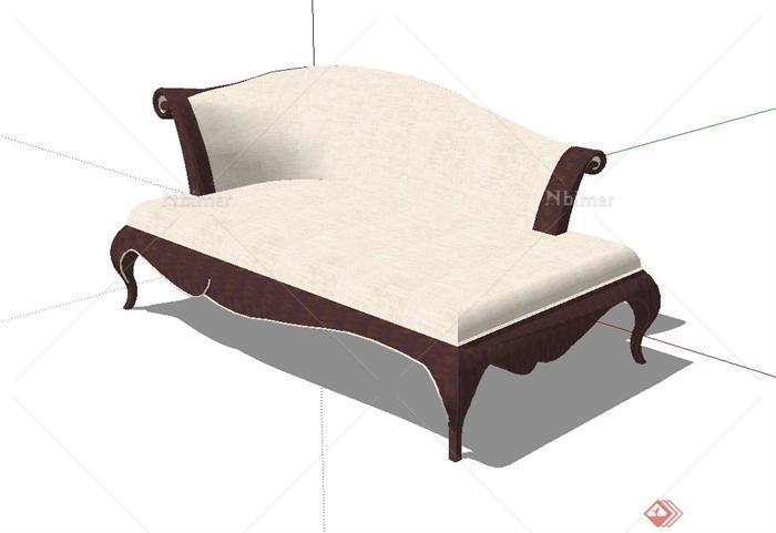 某简欧风格详细精致沙发设计SU模型[原创]