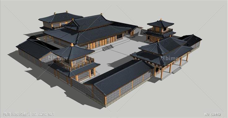 古庙建筑群山门