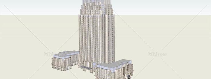 Sketch Up 精品模型---新古典办公楼