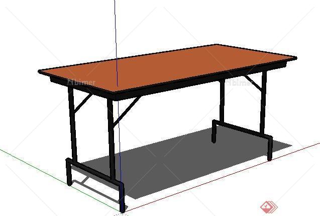 一个现代风格桌子SU模型素材（3）