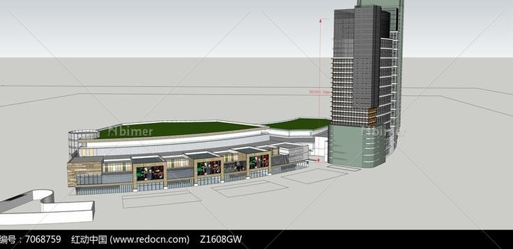 商业综合体模型设计