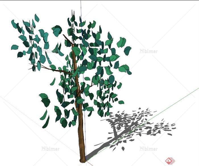 70个植物树木SU素材模型