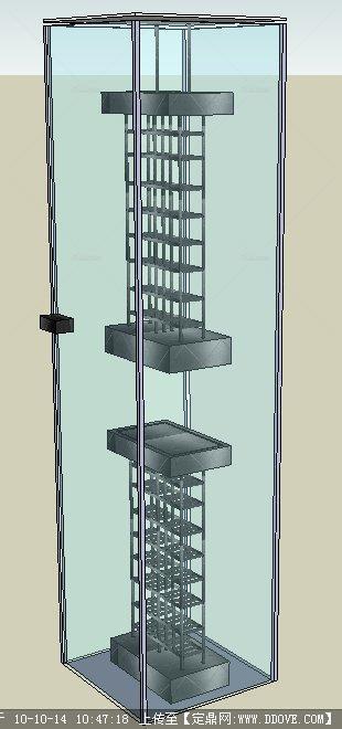 sketchup模型酒柜