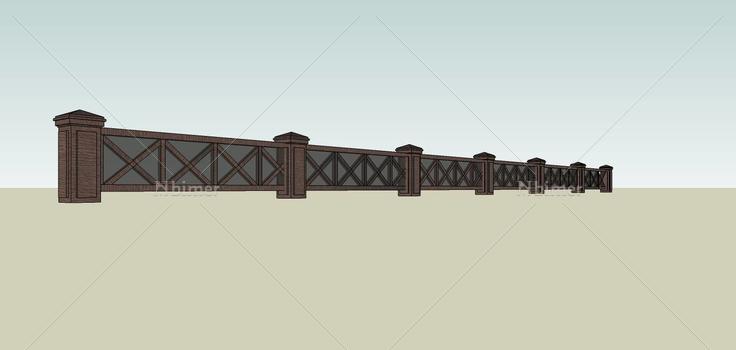 建筑构件-栏杆(74832)su模型下载