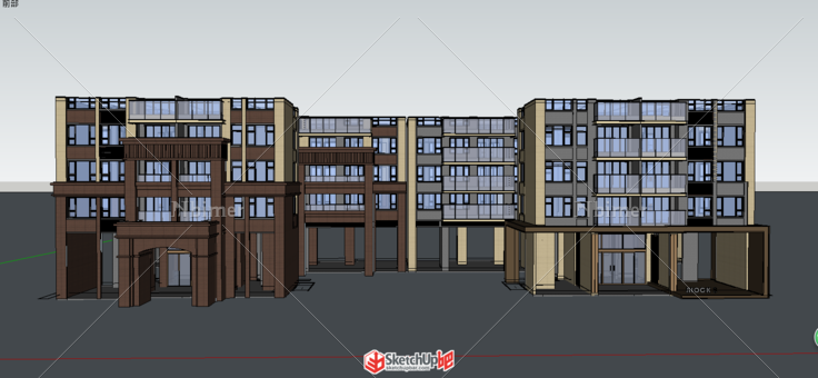 高层住宅建筑（Art deco风格+现代风格）