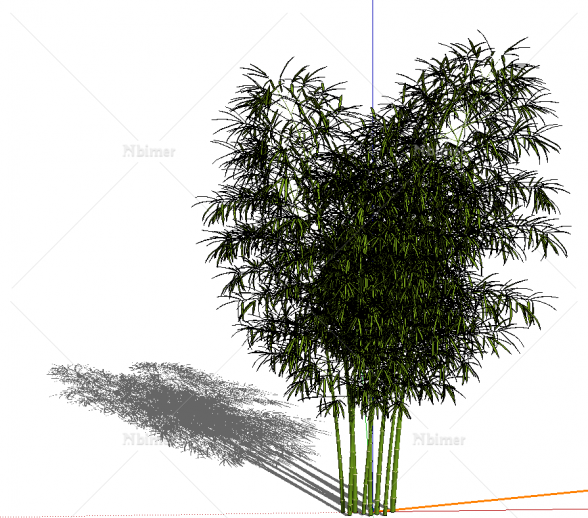9款精美的竹子竹堆SU模型