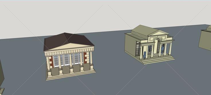 欧式小建筑(82022)su模型下载