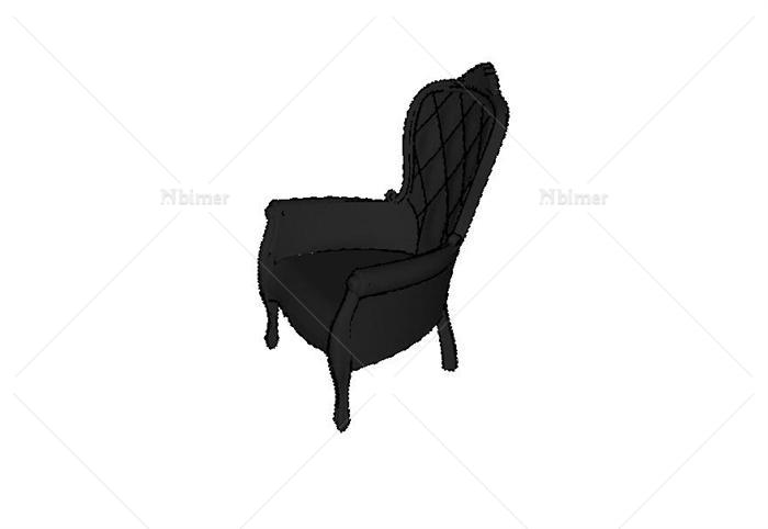 欧式创意椅子座椅设计su模型[原创]