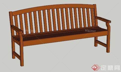 某中式木制家具沙发SU模型[原创]