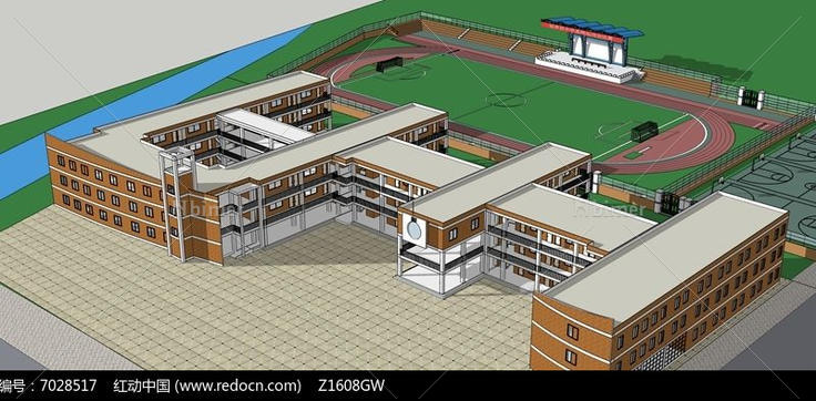 延津学校模型