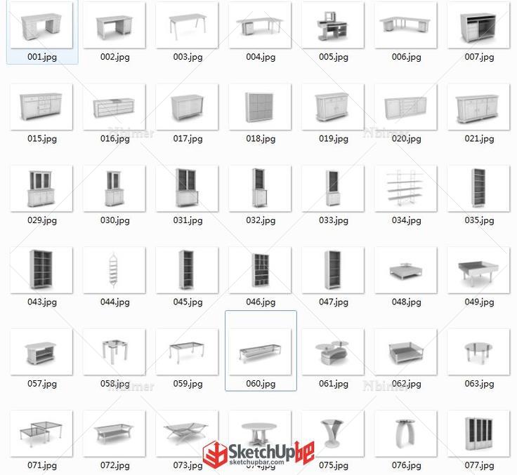 free archmodels for sketchup 组件库