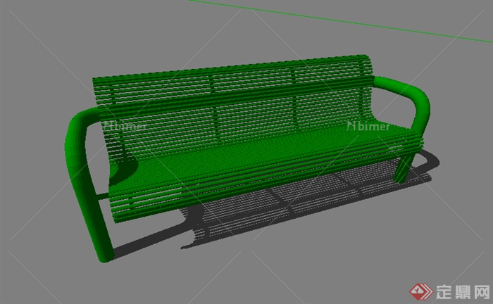 某园林景观座椅设计SU模型素材6